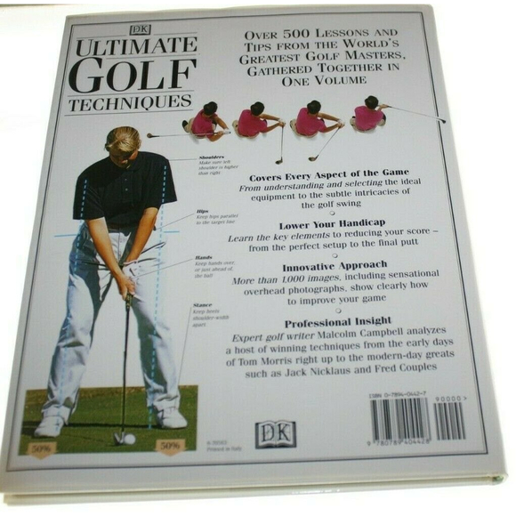 DK Ultimate Golf Techniques Improve with the World's Great Golfers by Campbell - Picture 4 of 4